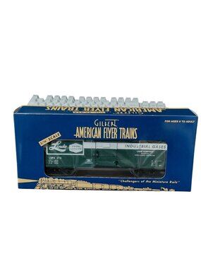 Gilbert American Flyer Linde Gas Box Tank Car TTOS 2003 New In Box 6-48231